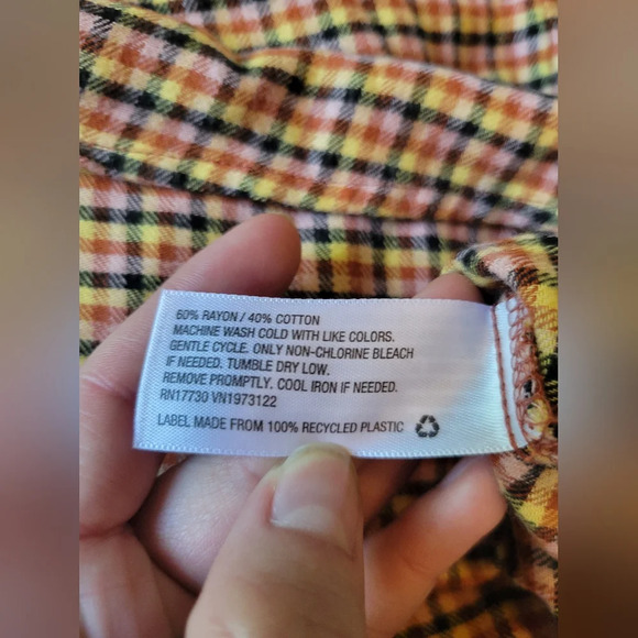 Wild Fable Gingham Print Dress - Picture 4 of 9